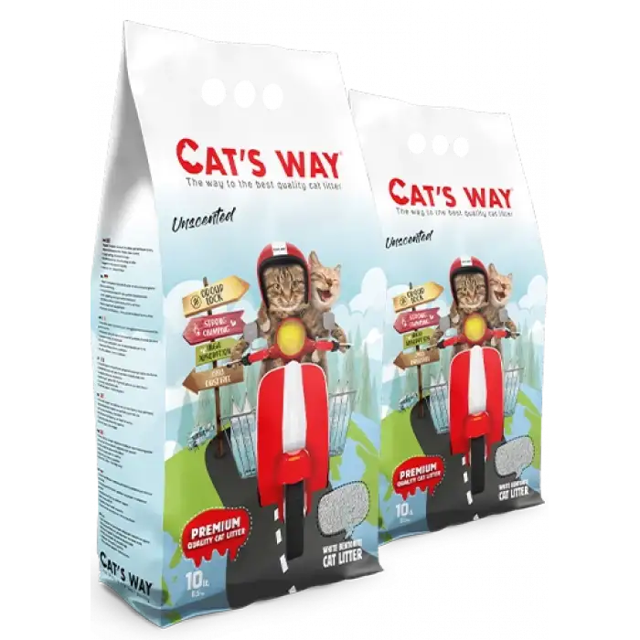 Cats Way Kokusuz Kedi Kumu 10L x 2 Adet