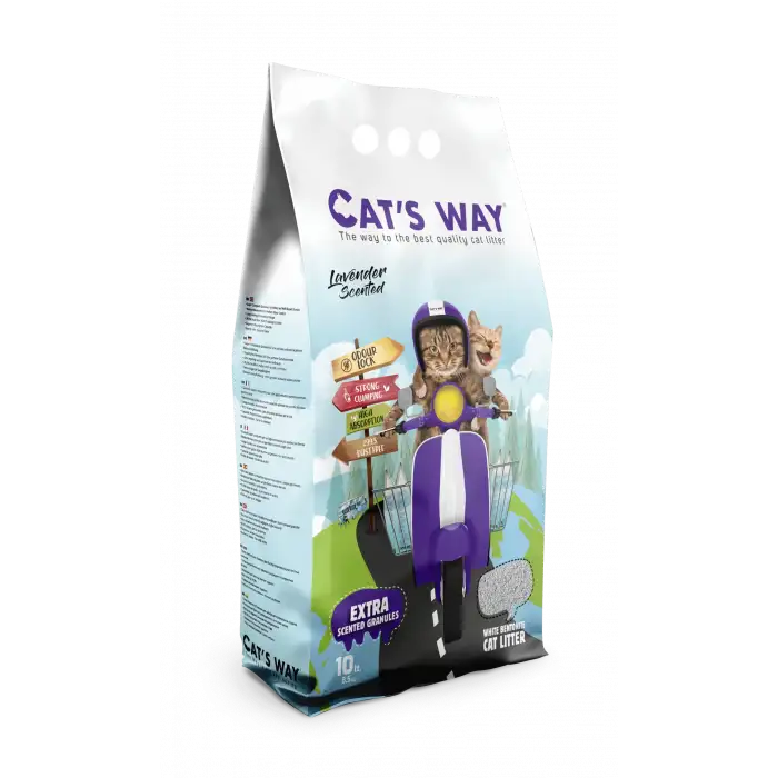 Cats Way Lavanta Kokulu Kedi Kumu 10L x 1 Adet