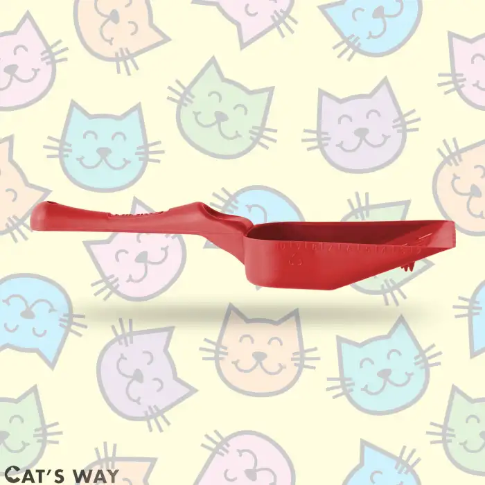 Kırmızı Cats Way Kedi Kumu Küreği