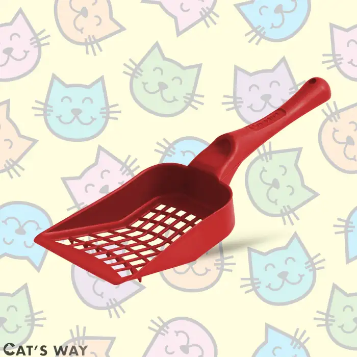 Kırmızı Cats Way Kedi Kumu Küreği