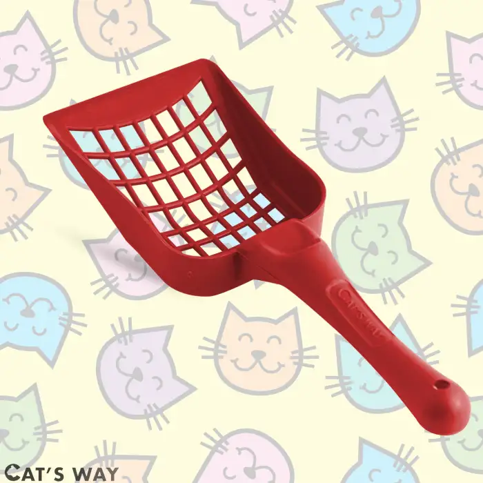 Kırmızı Cats Way Kedi Kumu Küreği