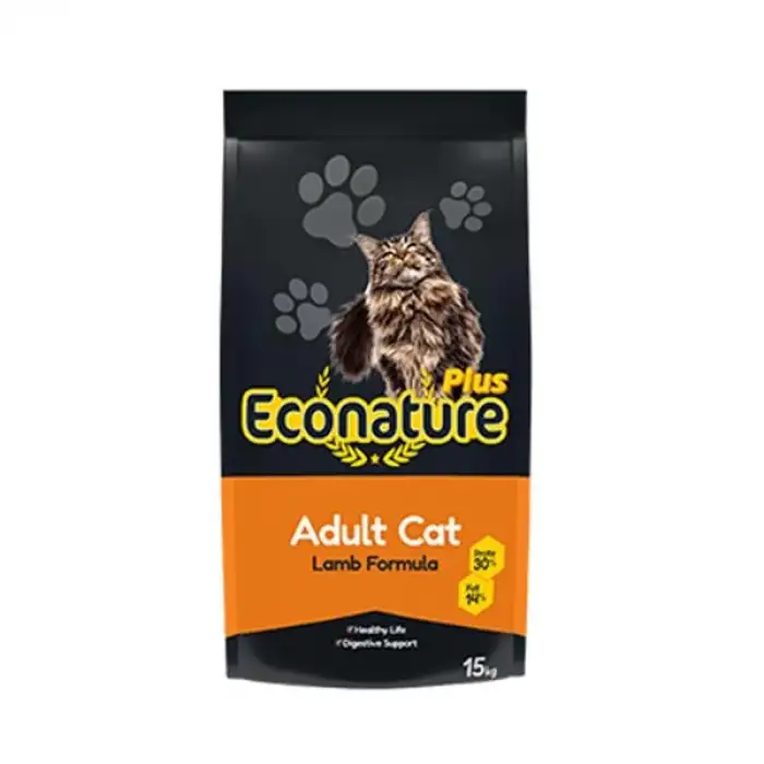 Econature Yetişkin Kuru Kedi Maması Kuzu Etli 15KG