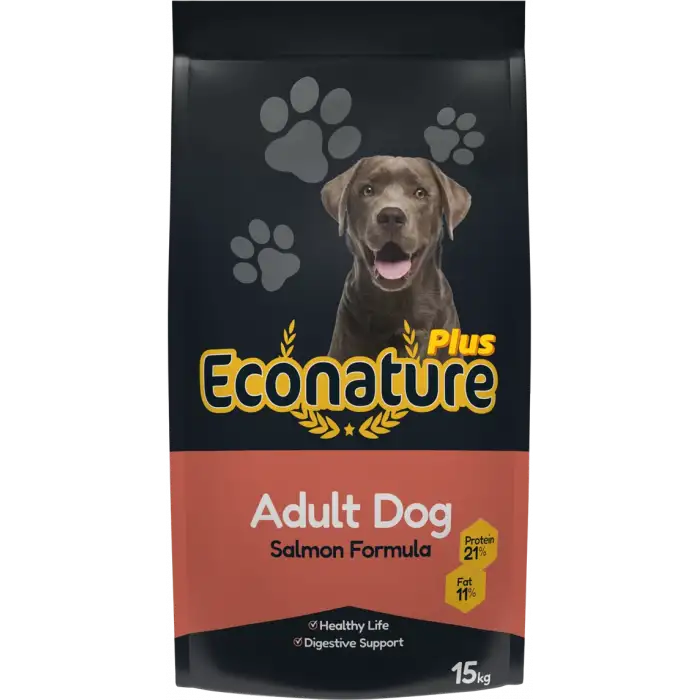 Econature Plus Yetişkin Kuru Köpek Maması Somonlu 15KG