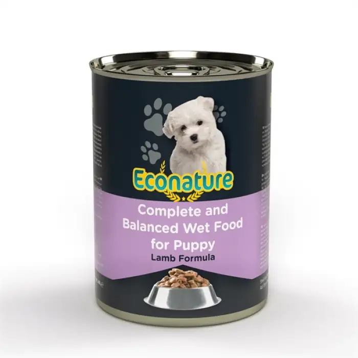Econature Yavru Yaş Köpek Maması Kuzu Etli 400GR