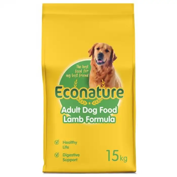 Econature Yetişkin Kuru Köpek Maması Kuzu Etli 15KG