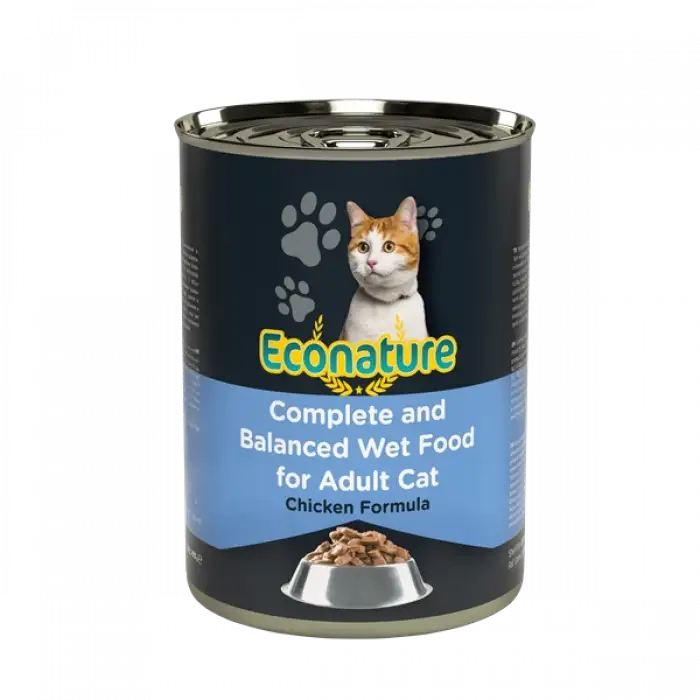 Econature Yetişkin Yaş Kedi Maması Tavuk Etli 400GR