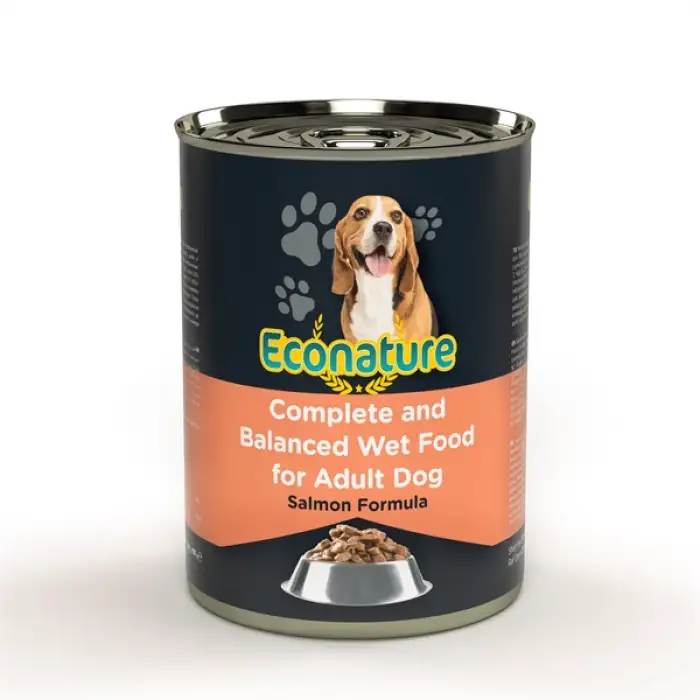Econature Yetişkin Yaş Köpek Maması Ezme Somonlu 400GR