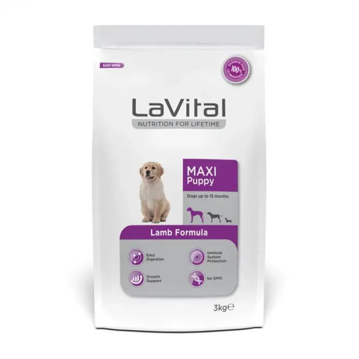 LaVital Büyük Irk Yavru Köpek Maması Kuzu Etli 3 Kg
