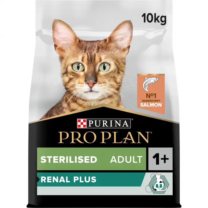 Pro Plan Renal Plus Yetişkin Kısır Kedi Maması Somonlu 10 Kg