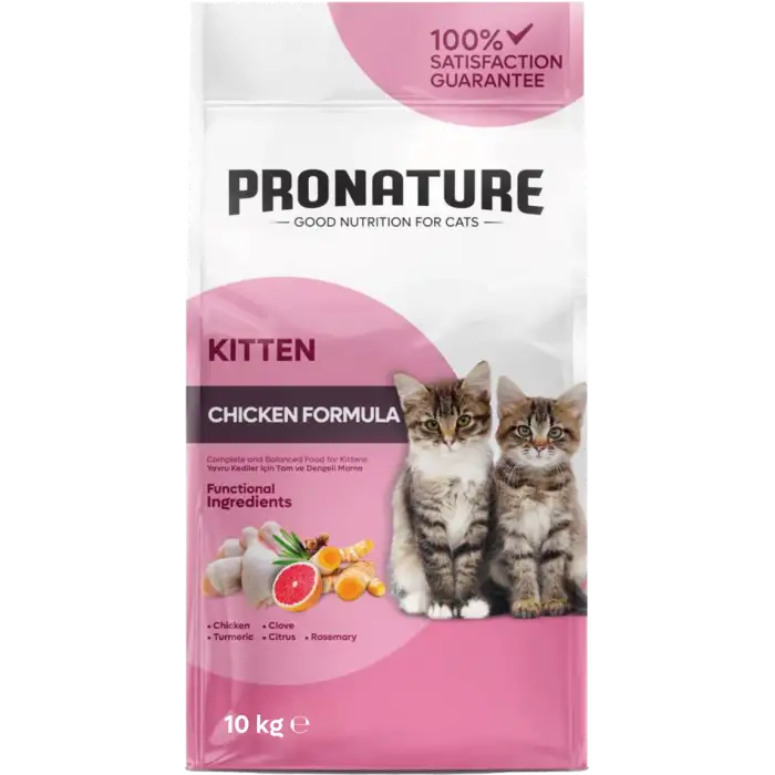 Pronature Yavru Kedi Maması Tavuk Etli 10 Kg