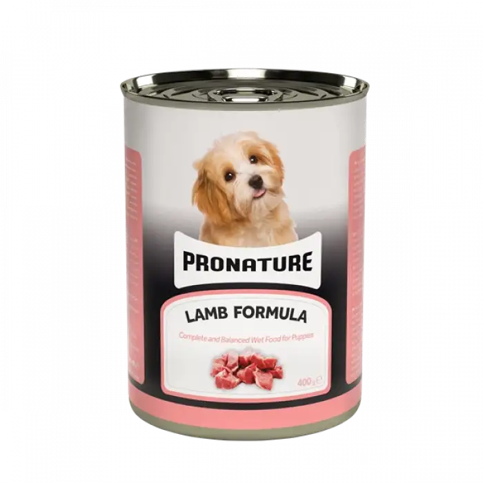 Pronature Yavru Köpek Konserve Yaş Mama Kuzu Etli 400 Gr
