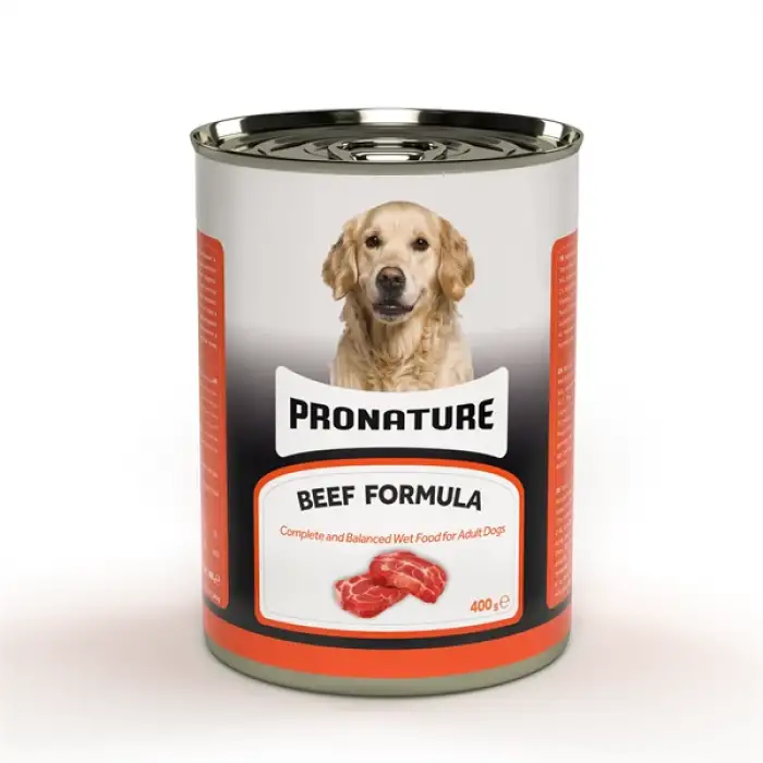 Pronature Yetişkin Köpek Konserve Yaş Mama Sığır Etli 400 Gr