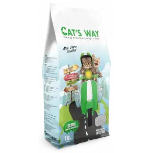 Cats Way Aloe Vera Kokulu Kedi Kumu 18L x 1 Adet