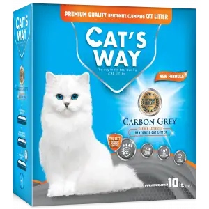 Cats Way Box Activated Carbon-Grey Kedi Kumu 10L x 1 Adet