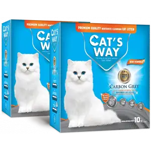 Cats Way Box Activated Carbon-Grey Kedi Kumu 10L x 2 Adet