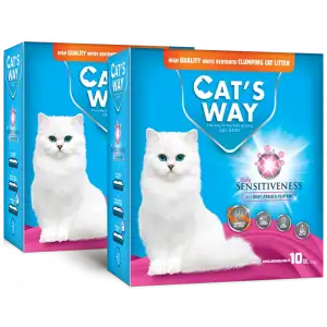 Cats Way Box Bebek Pudrası Kokulu Kedi Kumu 10L x 2 Adet