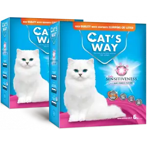 Cats Way Box Bebek Pudrası Kokulu Kedi Kumu 6L x 2 Adet