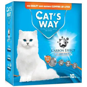 Cats Way Box Carbon Effect Kedi Kumu 10L x 1 Adet