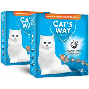 Cats Way Box Carbon Effect Kedi Kumu 10L x 2 Adet