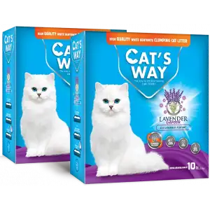 Cats Way Box Lavanta Kokulu Kedi Kumu 10L x 2 Adet