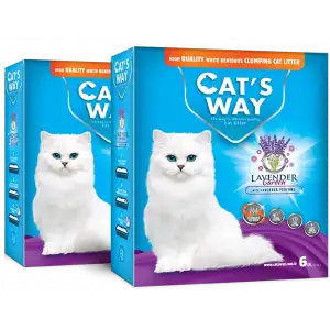 Cats Way Box Lavanta Kokulu Kedi Kumu 6L x 2 Adet