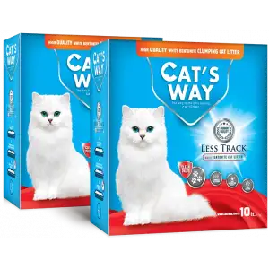 Cats Way Box Patiye Yapışmayan Kedi Kumu 10L x 2 Adet