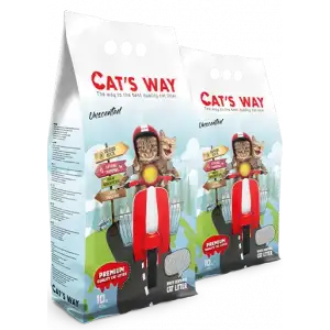 Cats Way Kokusuz Kedi Kumu 10L x 2 Adet