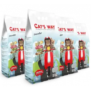 Cats Way Kokusuz Kedi Kumu 5L x 4 Adet