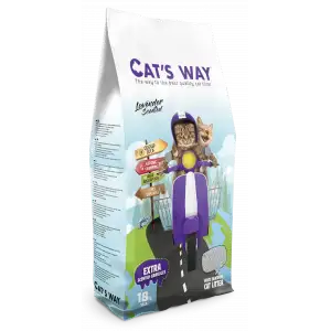 Cats Way Lavanta Kokulu Kedi Kumu 18L x 1 Adet