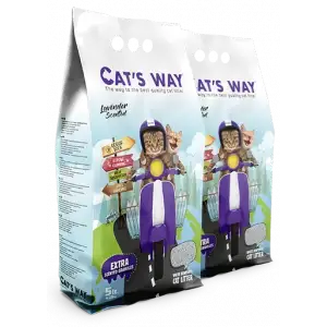 Cats Way Lavanta Kokulu Kedi Kumu 5L x 2 Adet