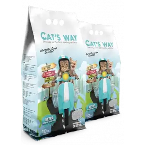 Cats Way Marsilya Sabunu Kokulu Kedi Kumu 10L x 2 Adet