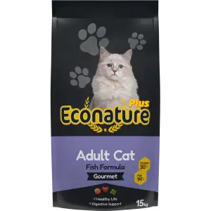 Econature Plus Yetişkin Gurme Kuru Kedi Maması 15KG