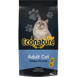 Econature Plus Yetişkin Kuru Kedi Maması Tavuk Etli 15KG