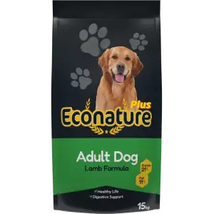 Econature Plus Yetişkin Kuru Köpek Maması Kuzu Etli 15KG