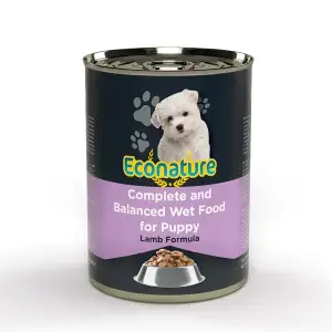 Econature Yavru Yaş Köpek Maması Kuzu Etli 400GR