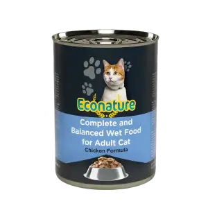 Econature Yetişkin Yaş Kedi Maması Tavuk Etli 400GR