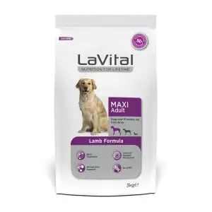 LaVital Büyük Irk Yetişkin Köpek Maması Kuzu Etli 3 Kg