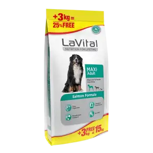LaVital Büyük Irk Yetişkin Köpek Maması Somonlu 15 Kg