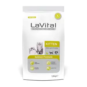 LaVital Yavru Kedi Maması Somonlu 1.5 Kg