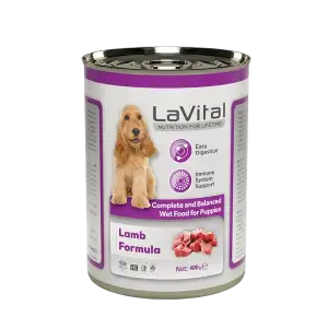 LaVital Yetişkin Yaş Köpek Maması Kuzu Etli 400GR
