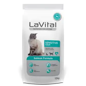 LaVital Yetişkin Kedi Maması Somonlu 12 Kg