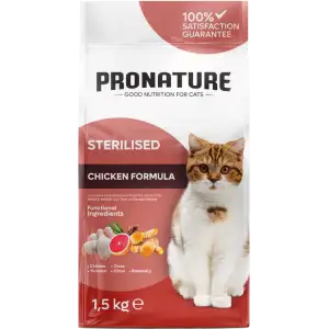Pronature Kısırlaştırılmış Kedi Maması Tavuk Etli 10 Kg