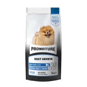 Pronature Küçük Irk Yavru Köpek Maması Kuzu Etli 3 Kg