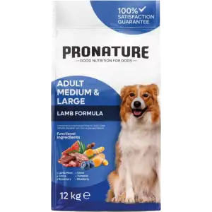 Pronature Orta ve Büyük Irk Yetişkin Köpek Maması Kuzu Etli 12 Kg