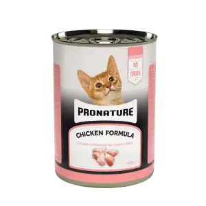 Pronature Yavru Kedi Konserve Yaş Mama Tavuk Etli ve Tahılsız 400 Gr