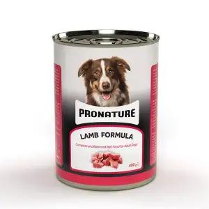 Pronature Yetişkin Köpek Konserve Yaş Mama Kuzu Etli 400 Gr