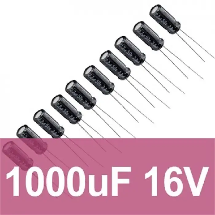 1000uF 16V Elektrolitik Kondansatör