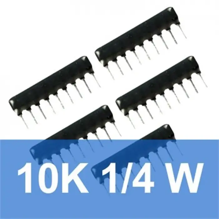 10K Sıra Direnç 8+1 (5 Adet)