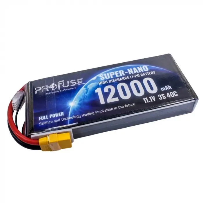 11,1V 3S 12000Mah 40C Lipo Batarya