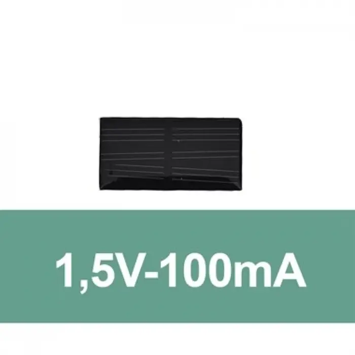 1,5V-100mA Güneş Paneli (Solar Panel) 52x27 mm